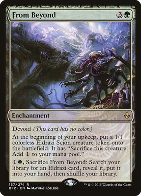 From Beyond card from Battle for Zendikar