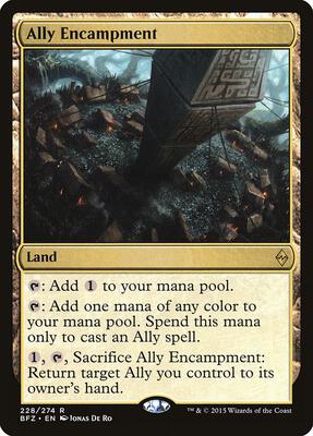 Ally Encampment card from Battle for Zendikar