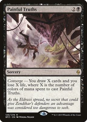Painful Truths card from Battle for Zendikar