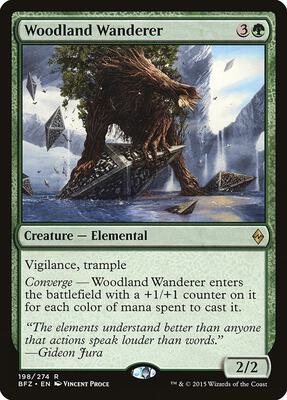 Woodland Wanderer card from Battle for Zendikar