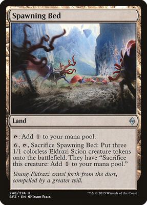 Spawning Bed card from Battle for Zendikar