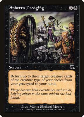 Aphetto Dredging card from Onslaught