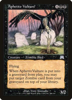 Aphetto Vulture card from Onslaught