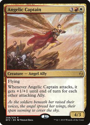 Angelic Captain card from Battle for Zendikar