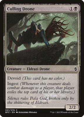 Culling Drone card from Battle for Zendikar