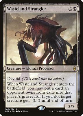 Wasteland Strangler card from Battle for Zendikar