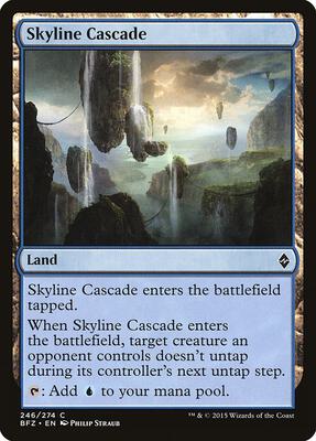 Skyline Cascade card from Battle for Zendikar