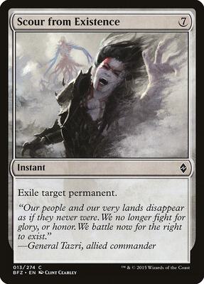 Scour from Existence card from Battle for Zendikar