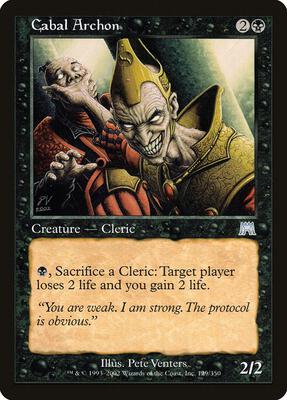 Cabal Archon card from Onslaught