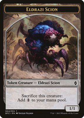 Eldrazi Scion Token (004) card from Battle for Zendikar