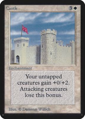 Castle card from Alpha Edition