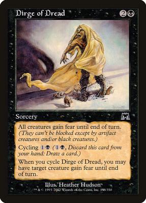 Dirge of Dread card from Onslaught