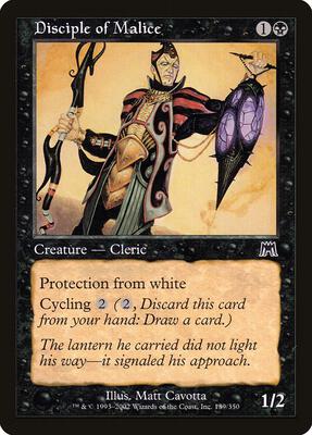 Disciple of Malice card from Onslaught