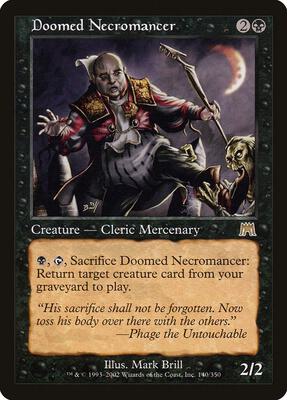 Doomed Necromancer card from Onslaught