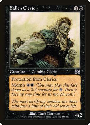 Fallen Cleric card from Onslaught