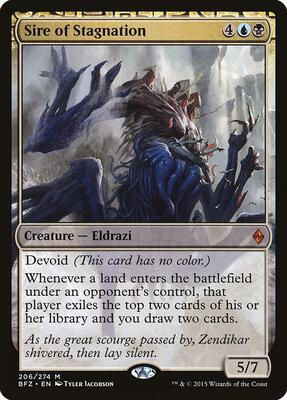 Sire of Stagnation card from Battle for Zendikar