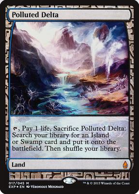 Polluted Delta card from Zendikar Expeditions