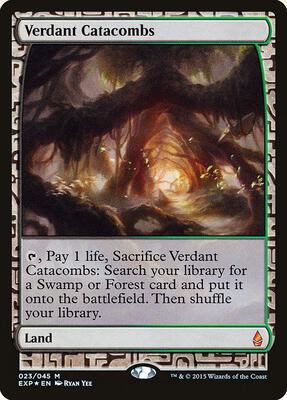 Verdant Catacombs card from Zendikar Expeditions