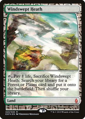 Windswept Heath card from Zendikar Expeditions