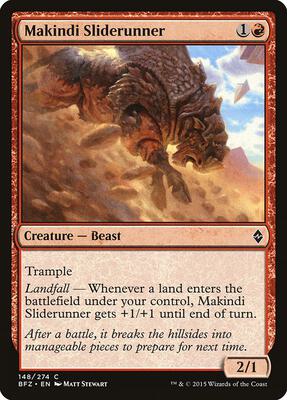 Makindi Sliderunner card from Battle for Zendikar