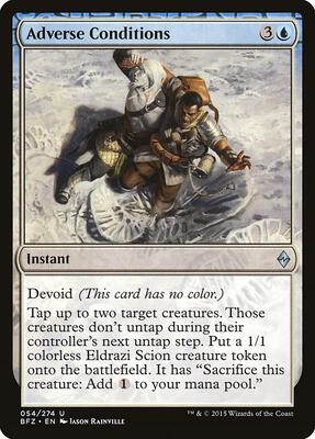 Adverse Conditions card from Battle for Zendikar