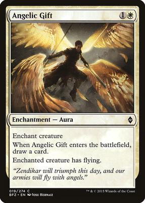 Angelic Gift card from Battle for Zendikar