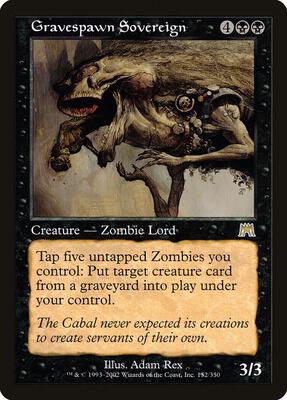 Gravespawn Sovereign card from Onslaught