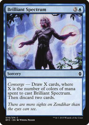 Brilliant Spectrum card from Battle for Zendikar