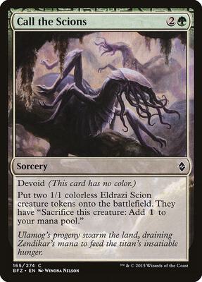 Call the Scions card from Battle for Zendikar