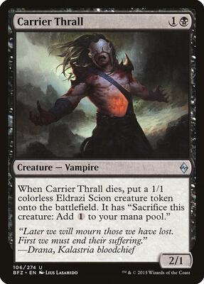 Carrier Thrall card from Battle for Zendikar