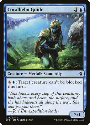 Coralhelm Guide card from Battle for Zendikar
