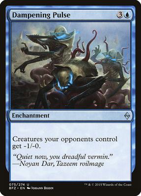 Dampening Pulse card from Battle for Zendikar