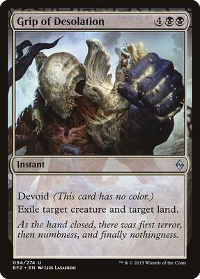 Grip of Desolation card from Battle for Zendikar