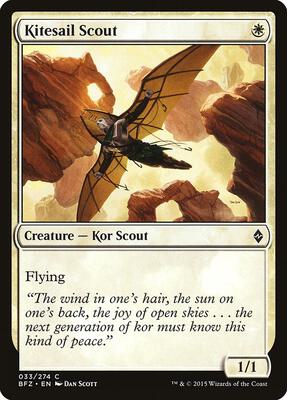Kitesail Scout card from Battle for Zendikar