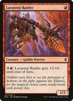 Lavastep Raider card from Battle for Zendikar