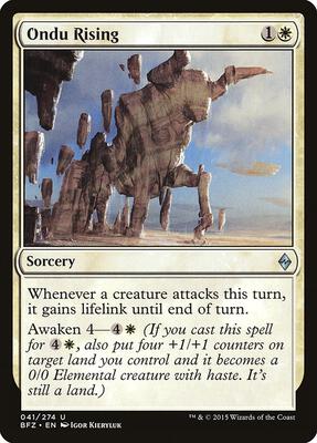 Ondu Rising card from Battle for Zendikar