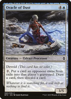 Oracle of Dust card from Battle for Zendikar