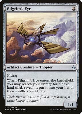 Pilgrim's Eye card from Battle for Zendikar