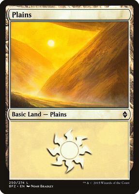 Plains (250) card from Battle for Zendikar