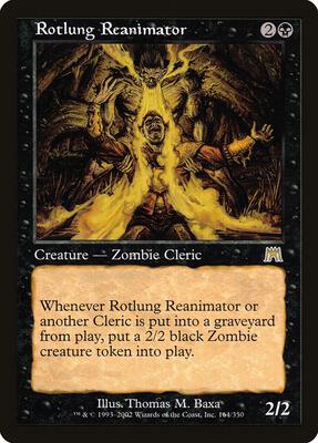 Rotlung Reanimator card from Onslaught