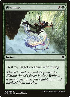 Plummet card from Battle for Zendikar
