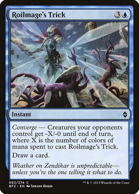 Roilmage's Trick card from Battle for Zendikar