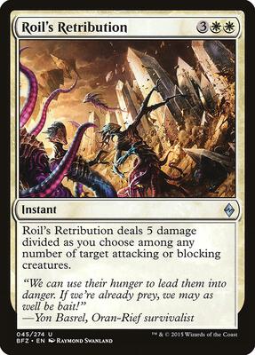 Roil's Retribution card from Battle for Zendikar