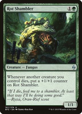Rot Shambler card from Battle for Zendikar
