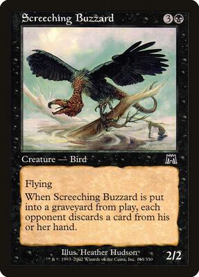 Screeching Buzzard card from Onslaught