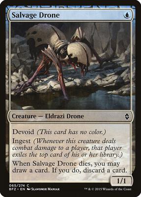 Salvage Drone card from Battle for Zendikar