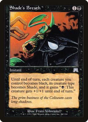 Shade's Breath card from Onslaught