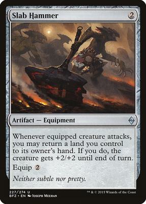 Slab Hammer card from Battle for Zendikar