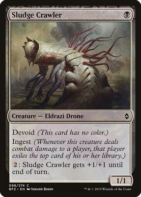 Sludge Crawler card from Battle for Zendikar