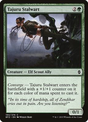 Tajuru Stalwart card from Battle for Zendikar